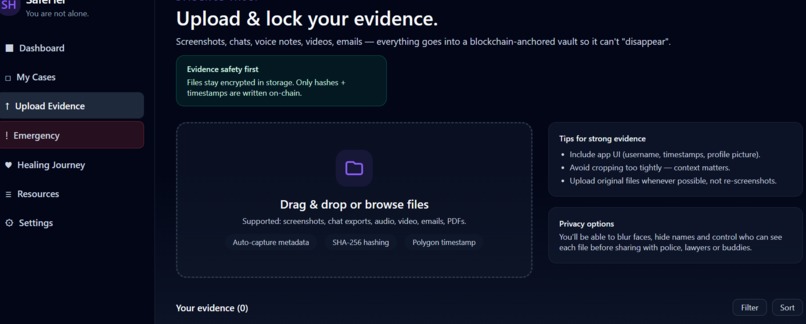 SafeHer - One Tap Safety for Women – screenshot 5