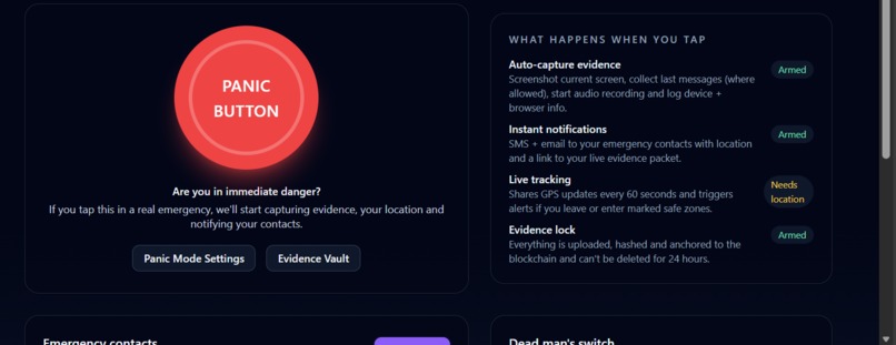 SafeHer - One Tap Safety for Women – screenshot 7