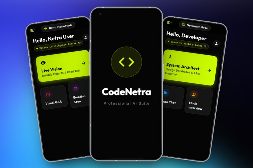 CodeNetra-AI: The Dual-Mode Super App – screenshot 1