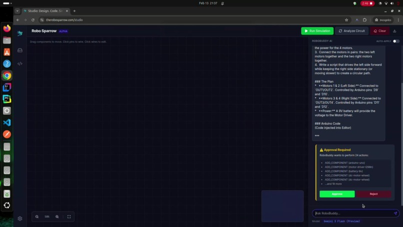 Robo Sparrow – AI-Augmented Browser Robotics Studio – screenshot 5