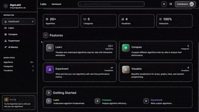 AlgoLabX  – screenshot 1