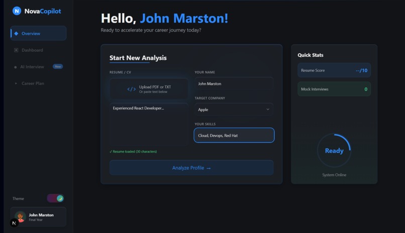 Nova Career Copilot – screenshot 1