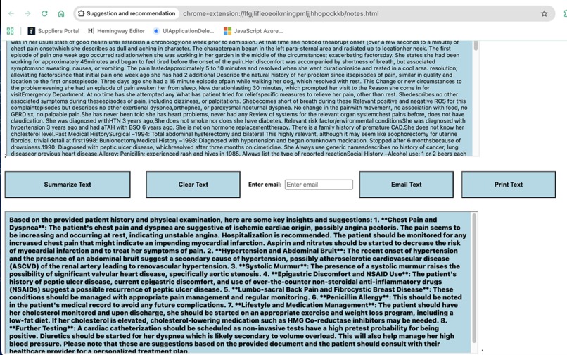 Suggest, Recommend, & Summarize  – screenshot 2