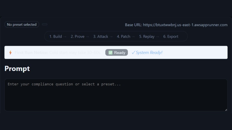 Aurora: Compliance Evidence Copilot – screenshot 1