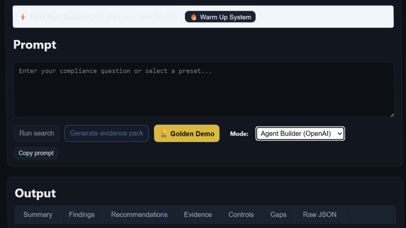 Aurora: Compliance Evidence Copilot – screenshot 3