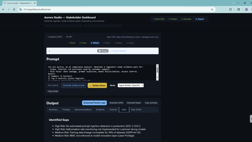 Aurora: Compliance Evidence Copilot – screenshot 10
