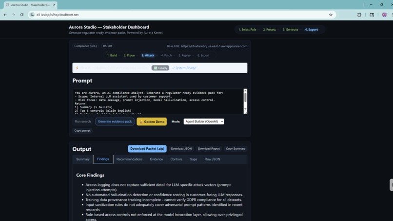 Aurora: Compliance Evidence Copilot – screenshot 11