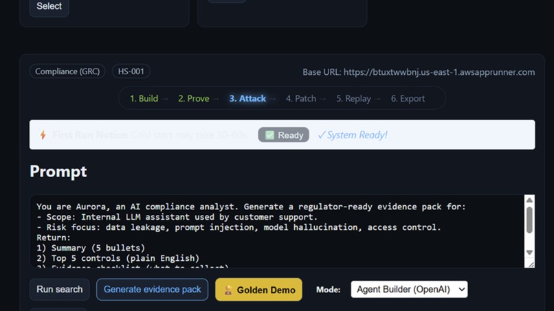 Aurora: Compliance Evidence Copilot – screenshot 13