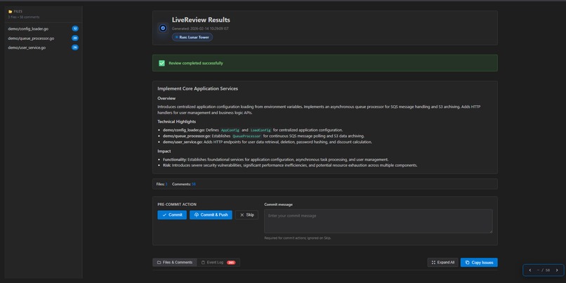 git-lrc – screenshot 2