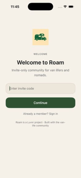  Roam Social (for Vanlifers) – screenshot 1