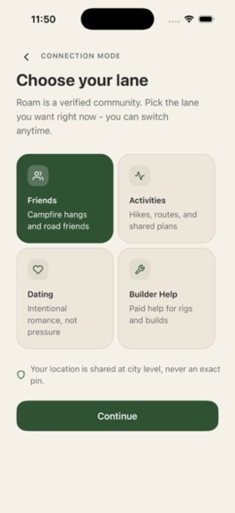  Roam Social (for Vanlifers) – screenshot 3