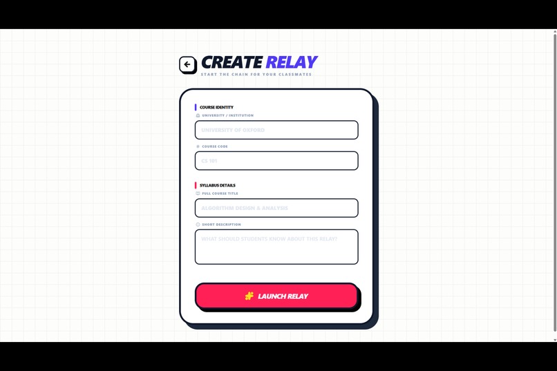 WeRelaySyllabus – screenshot 4