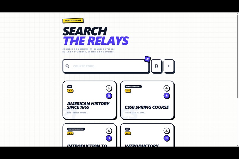 WeRelaySyllabus – screenshot 5