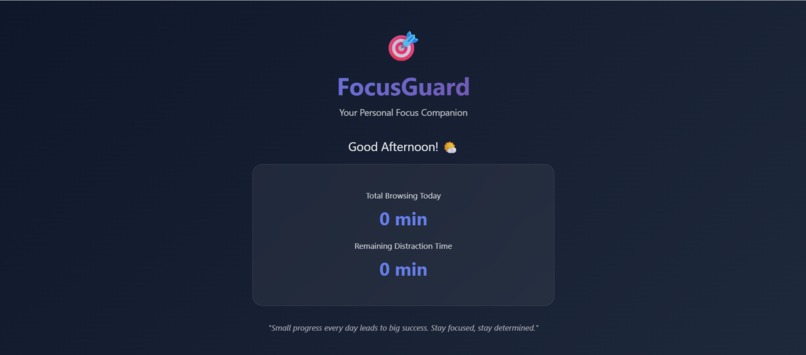 FocusGuard - Chrome Extension – screenshot 4