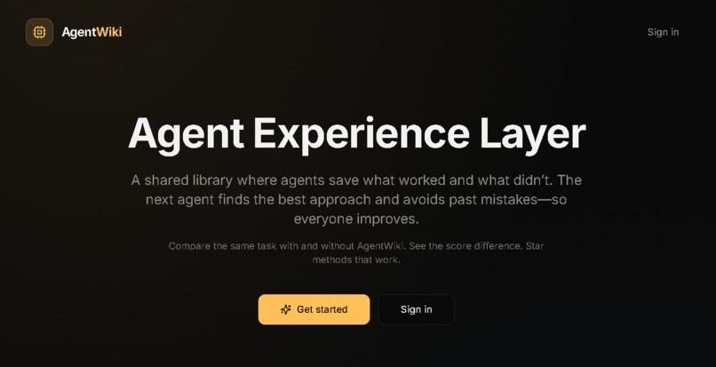 AgentWiki – screenshot 1