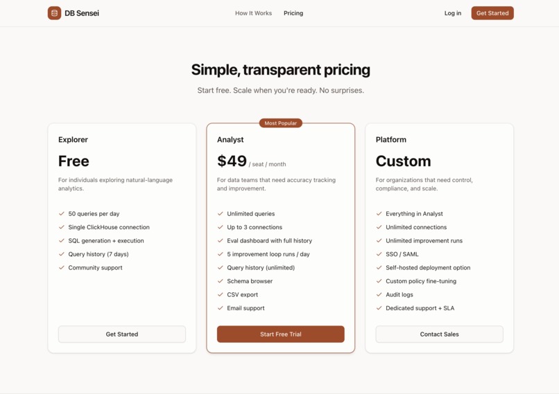 DBsensei – screenshot 3