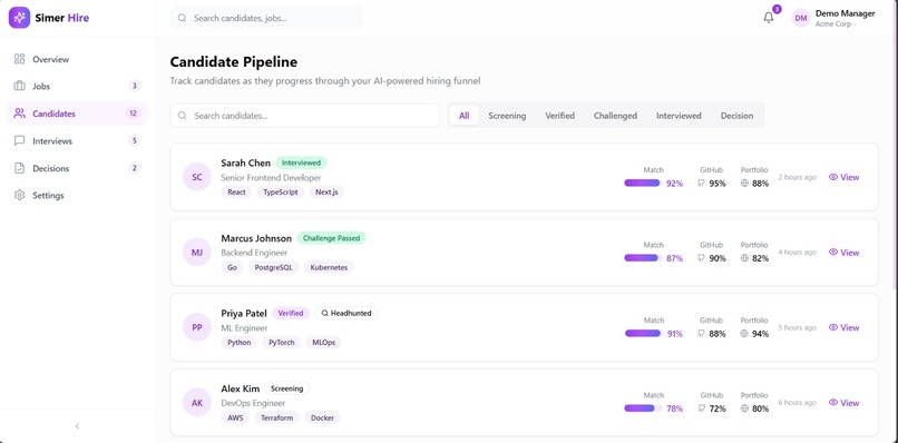 Simer – screenshot 2