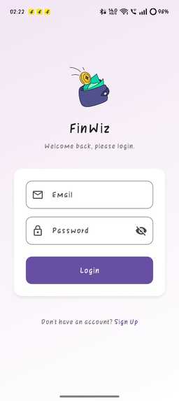 FinWiz – screenshot 1