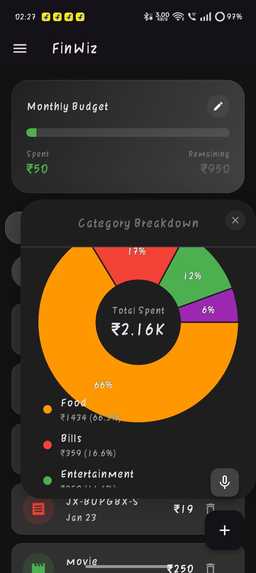 FinWiz – screenshot 5