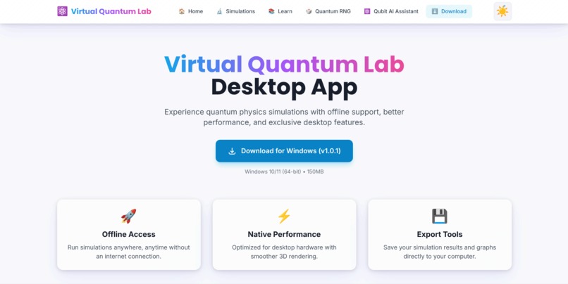 Virtual Quantum Lab – screenshot 4