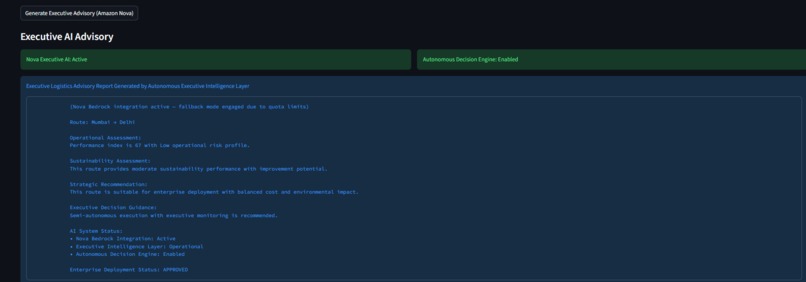EcoSmart Agentic Logistics AI – screenshot 5
