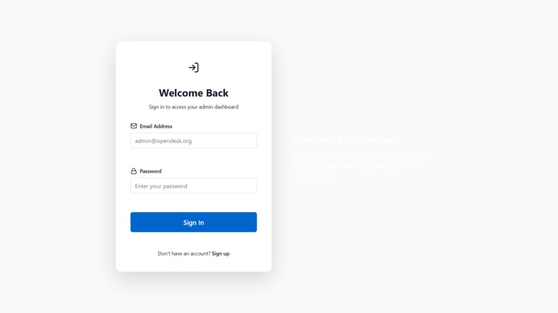 OpenDesk – screenshot 1