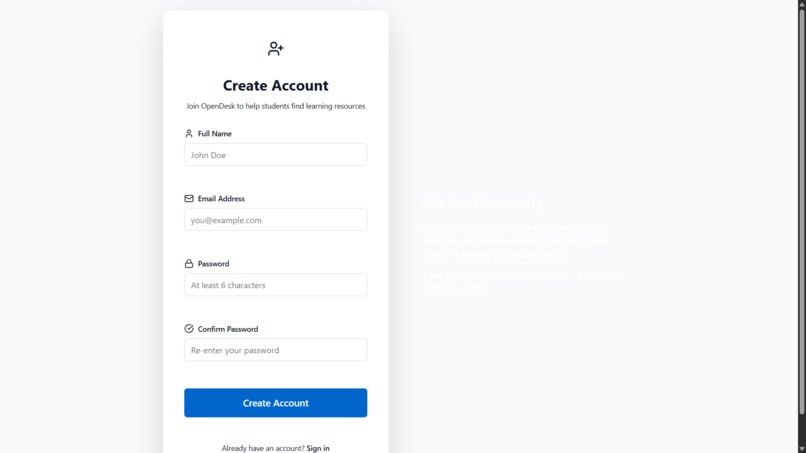 OpenDesk – screenshot 2