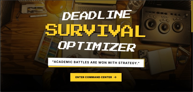 Deadline Survival Optimiser – screenshot 1