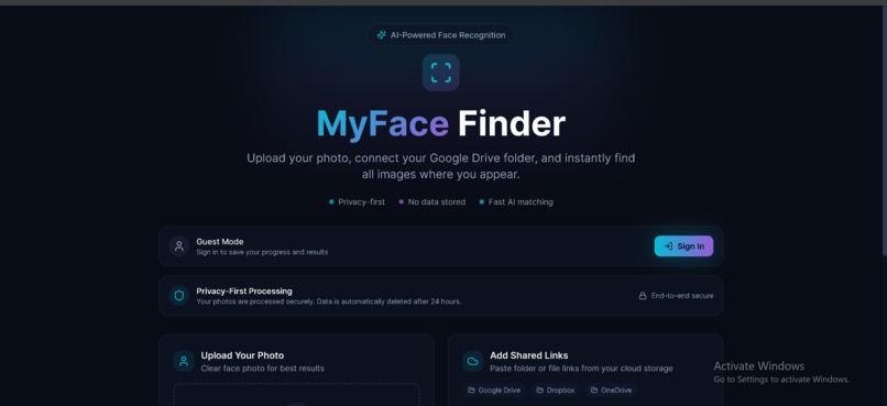 FaceFinder – screenshot 1