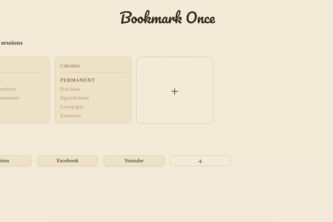 Bookmark Once