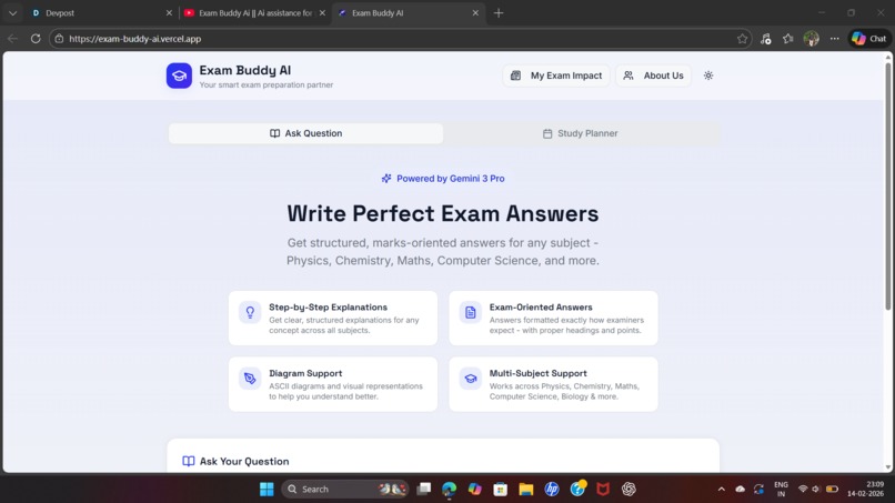 Exam Buddy Ai – screenshot 1