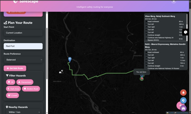 SafeScape – screenshot 3