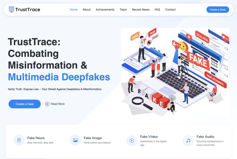 TrustTrace: MultiMedia Deepfake Detection Platform – screenshot 8