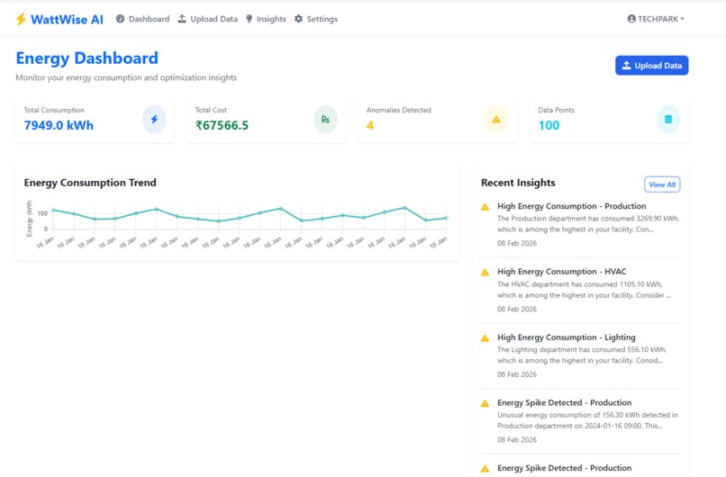 WattWise AI – screenshot 3