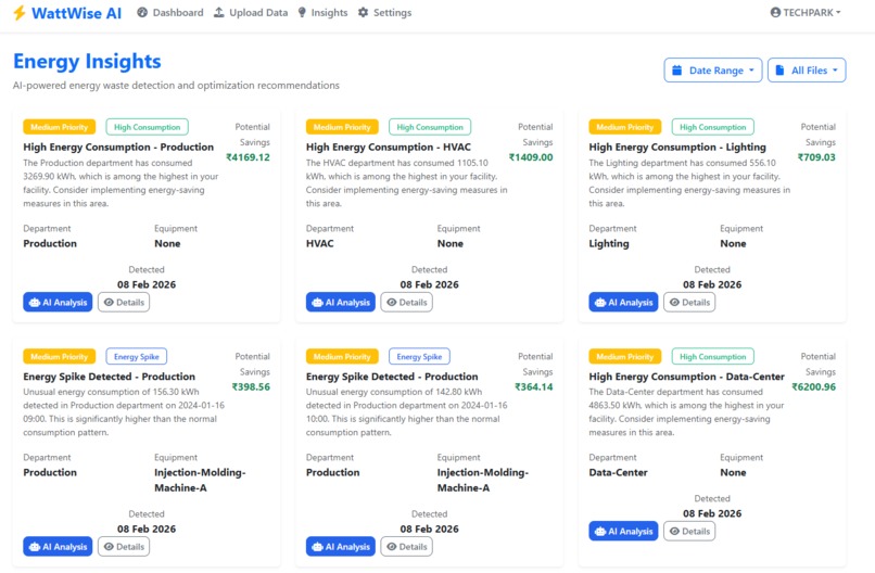 WattWise AI – screenshot 4
