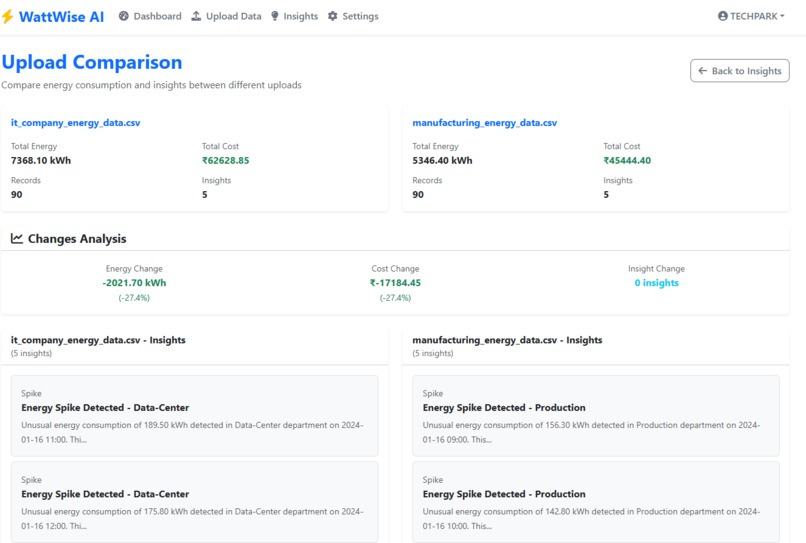 WattWise AI – screenshot 5