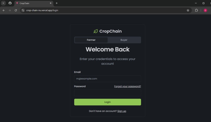 CropChain – screenshot 1