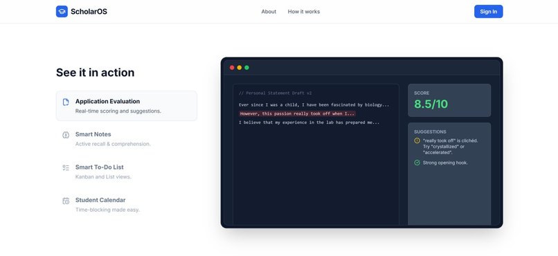 Scholar OS – screenshot 3
