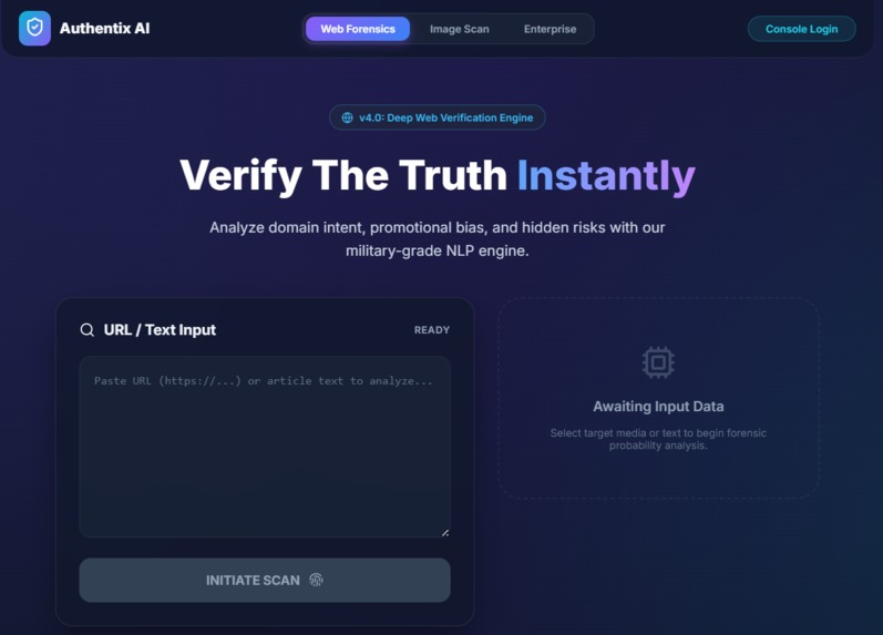 Authentix AI – screenshot 1