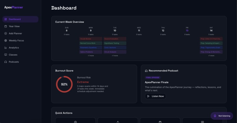 ApexPlanner – screenshot 2