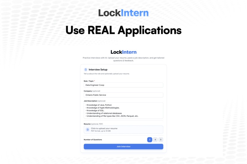 LockIntern – screenshot 4