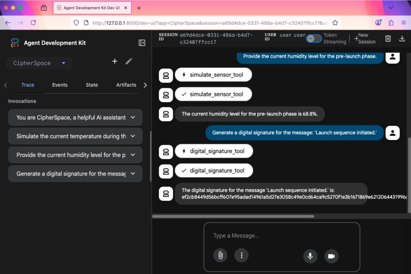 CipherSpace – screenshot 2