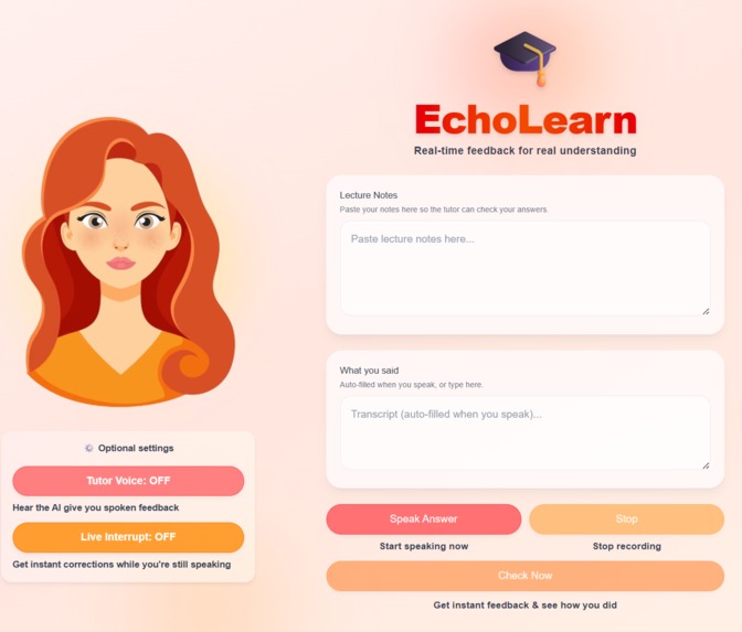 EchoLearn – screenshot 2