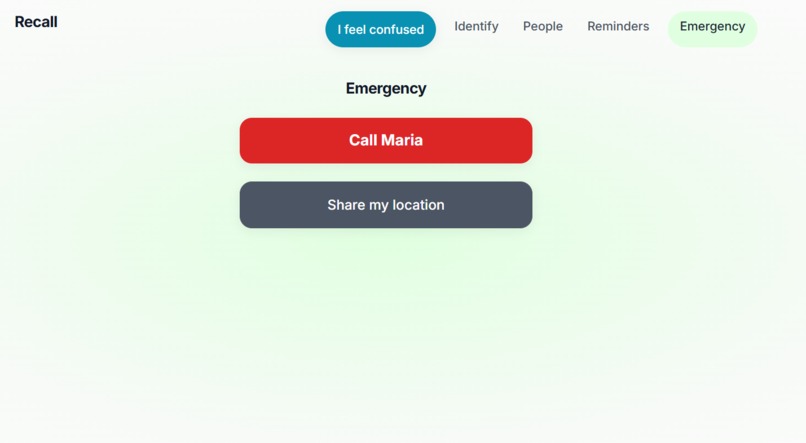 Recall – screenshot 5