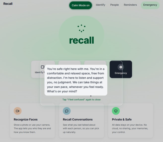 Recall – screenshot 6
