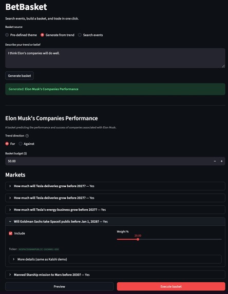 BetBasket – screenshot 2