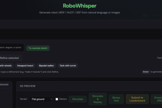 LLM-Generated Robot URDF