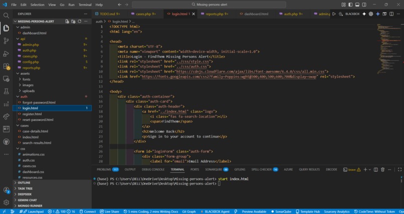 Missing-persons-alert – screenshot 2