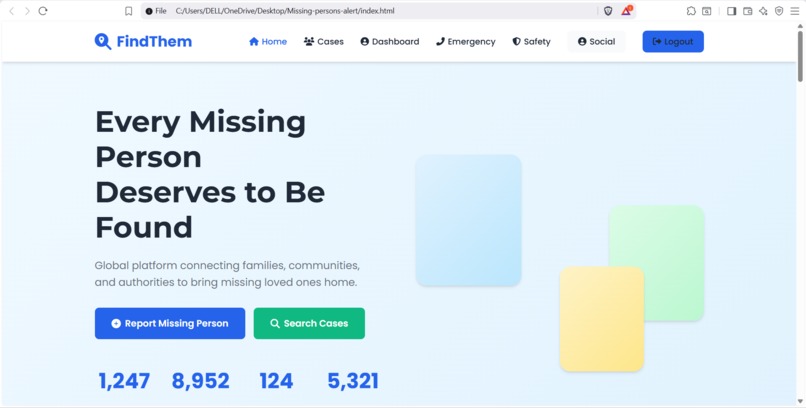 Missing-persons-alert – screenshot 5