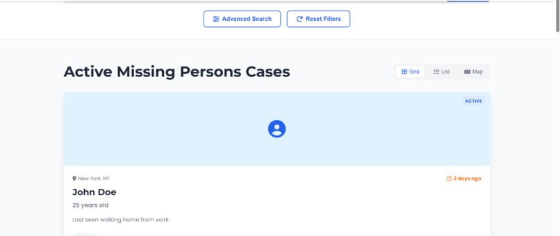 Missing-persons-alert – screenshot 11